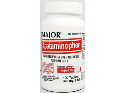 Acetaminophen, Tablets 325 mg - 100 count (Tylenol Generic)