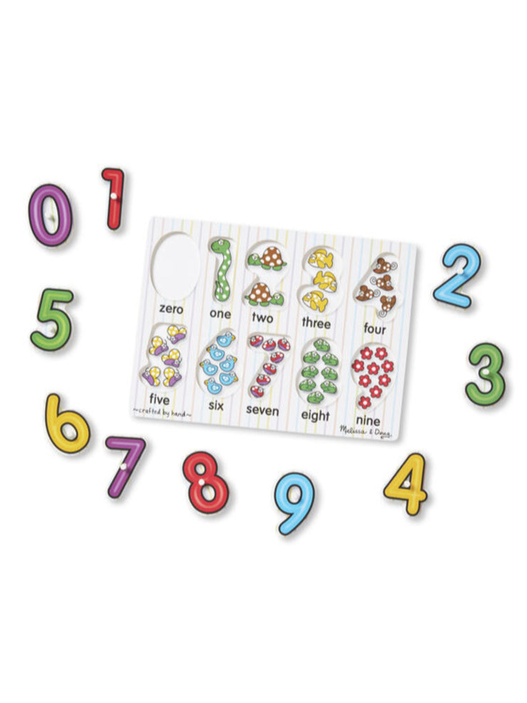 See-Inside Numbers Peg Puzzle - 10 pieces