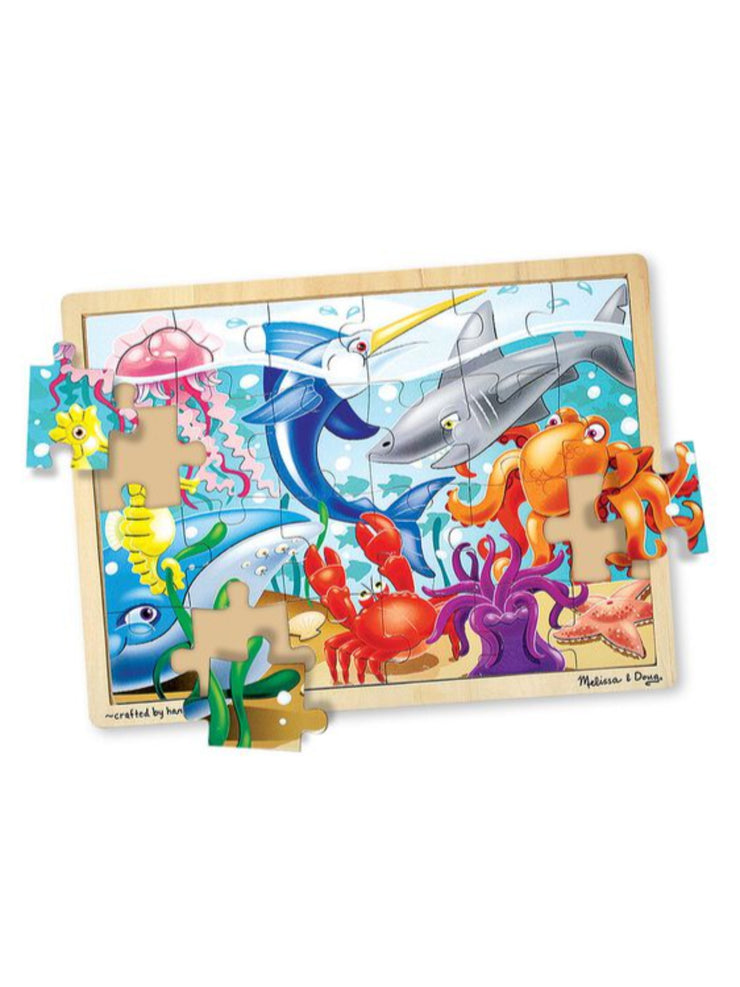 3-Puzzle Jigsaw Set - Dinosaurs, Ocean, and Safari