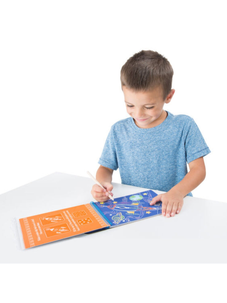 On the Go Scratch Art Color Reveal Pad - Vehicles