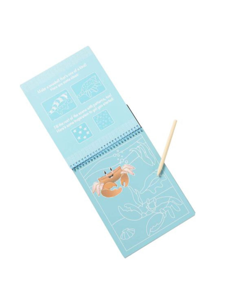On the Go Scratch Art Color Reveal Pad - Sea Life