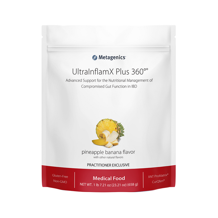 UltraInflamX Plus 360°® <br>Advanced Support for the Nutritional Management of Compromised Gut Function in IBD