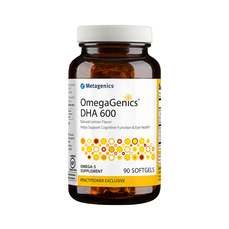 OmegaGenics® DHA 600 <br>Helps Support Cognitive Function & Eye Health*