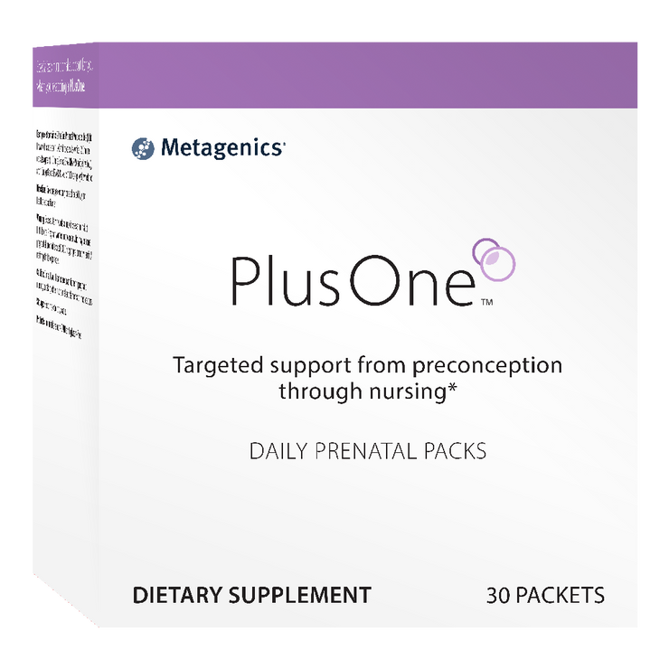 PlusOne™ Daily Prenatal Packs <br>Targeted support from preconception through nursing*