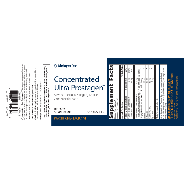 Concentrated Ultra Prostagen™ <br>Saw Palmetto & Stinging Nettle Complex for Men