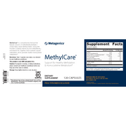 MethylCare™ <br>Support for Healthy Methylation & Homocysteine Metabolism*