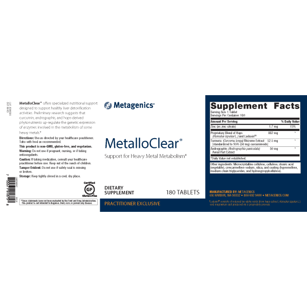 MetalloClear® <br>Support for Heavy Metal Metabolism*