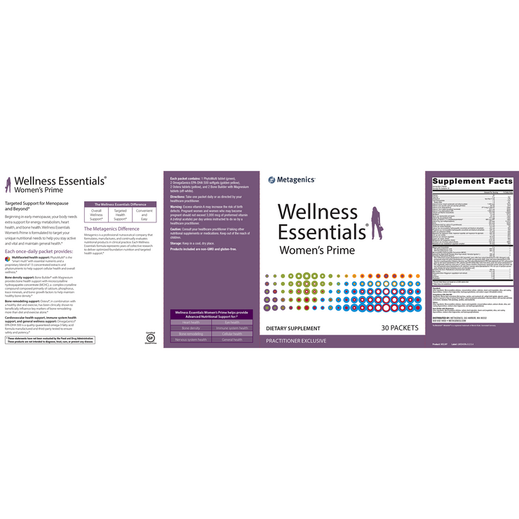 Wellness Essentials® Women's Prime <br>Targeted Support for Menopause and Beyond*