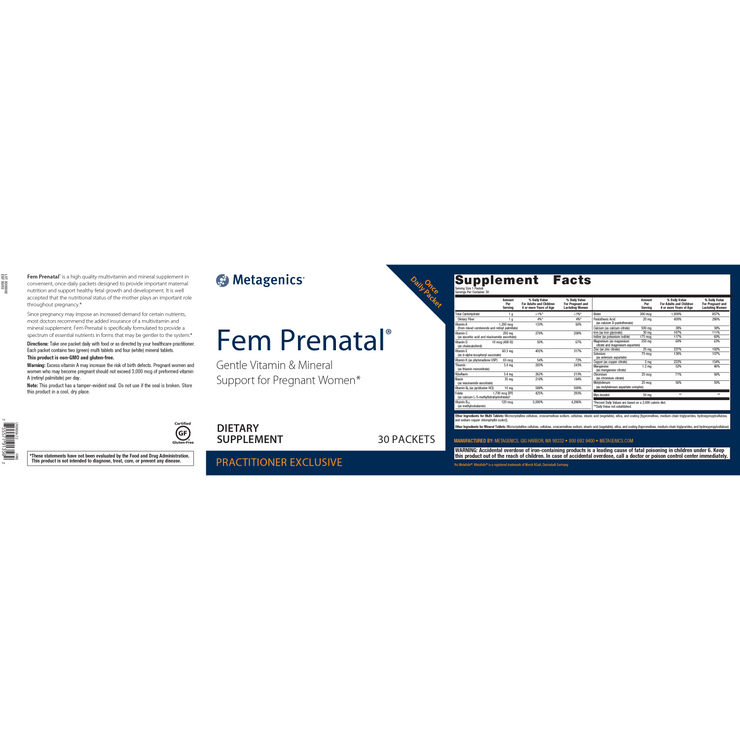Fem Prenatal® <br>Gentle Vitamin & Mineral Support for Pregnant Women