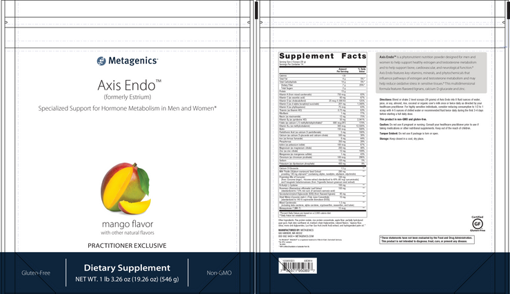 Endoaxis Formulas Axis Endo™ (formerly Estrium) Specialized Support for Hormone ...