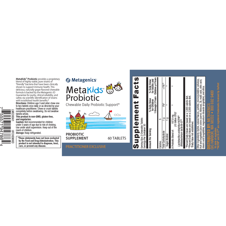 MetaKids™ Probiotic <br>Chewable Daily Probiotic Support*