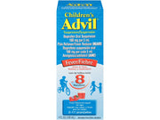 Children’s Advil Suspension (4 fl. oz, Fruit-Flavored), 100mg Ibuprofen Fever Reducer/Pain Reliever, Liquid Pain Medicine, Ages 2 – 11