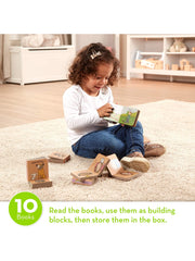 Melissa & Doug Children's Book - Natural Play Book Tower: Little Learning Books