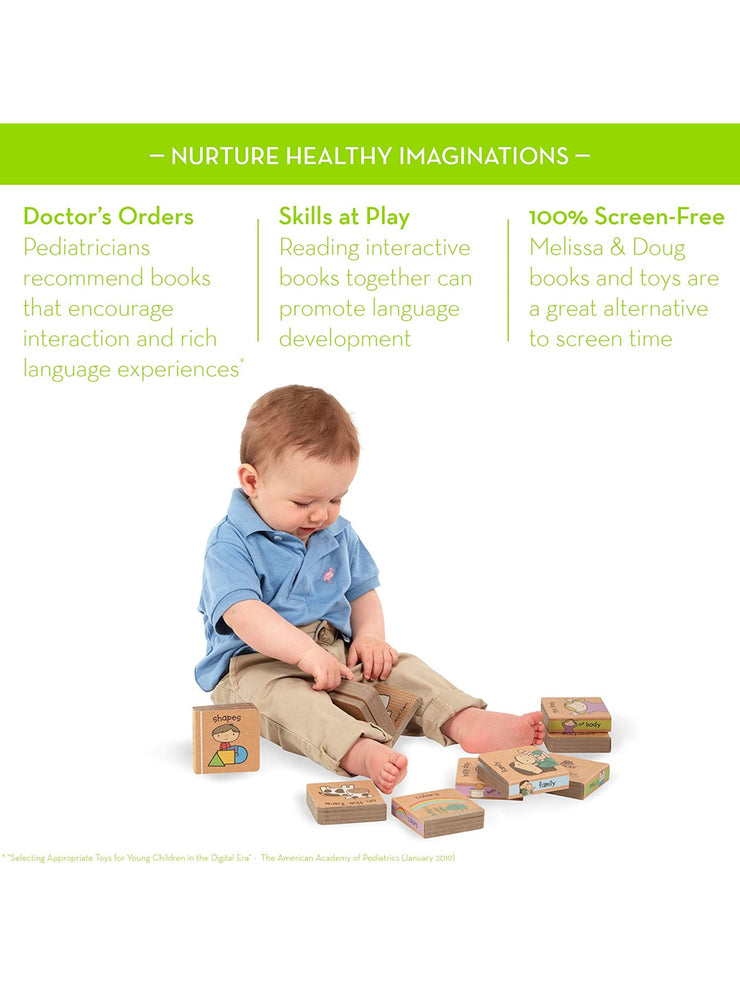 Melissa & Doug Children's Book - Natural Play Book Tower: Little Learning Books