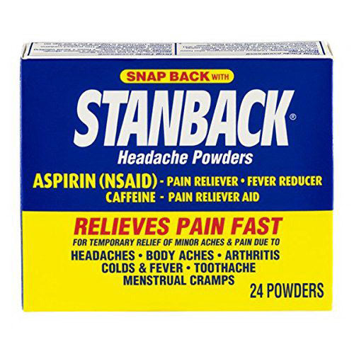 Stanback Headache And Asprin Pain Reliever