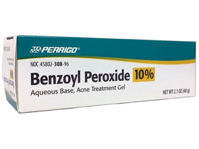 Perrigo 10% Benzoyl Peroxide Acne Treatment Gel 2.1 oz