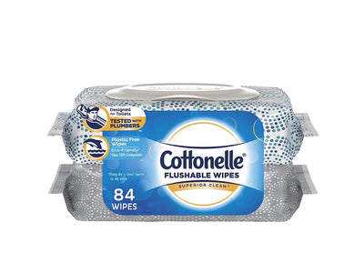Cottonelle FreshCare Flushable Wipes - 84 Count