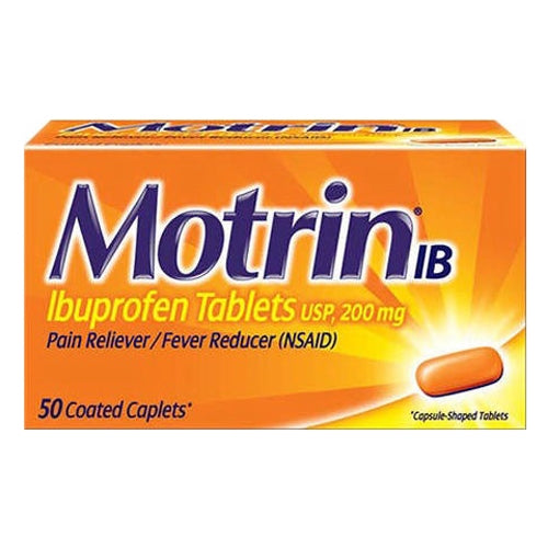 Motrin Ibuprofen Usp 200 Mg Pain Relief