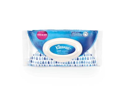 Kleenex Gentle Clean Wet Wipes Flip-Top - 24 count