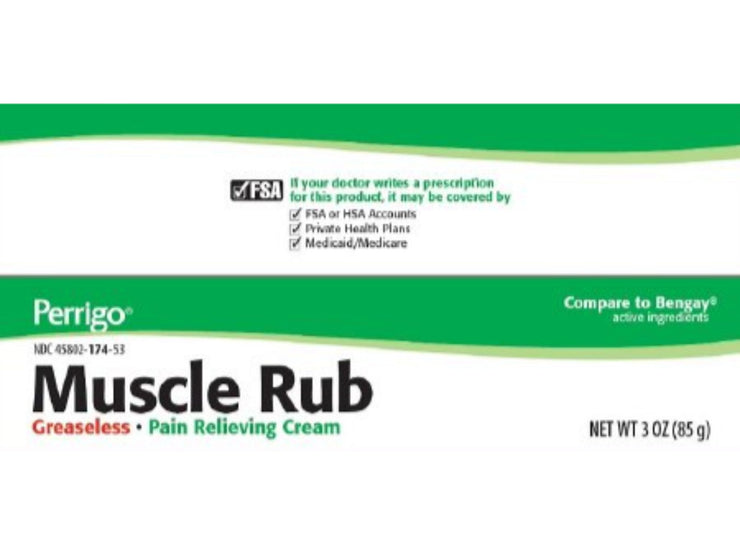 Perrigo Muscle Rub Pain Relieving Cream (85 grams)