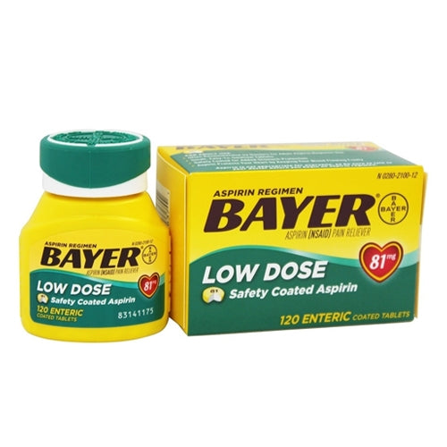 Bayer Low Dose Safety Coated Baby Aspirin