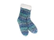 Ombré Recycled Yarns Thermal Slipper Socks